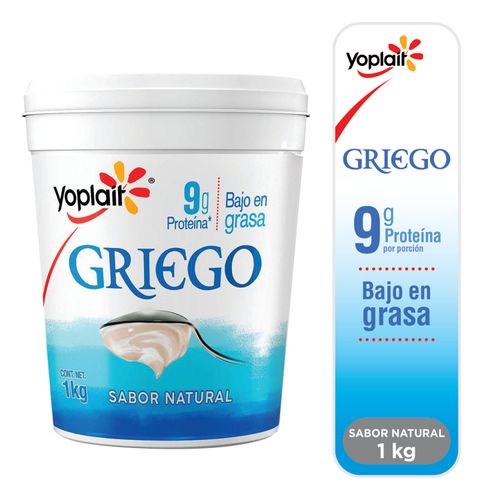 Yogurt Yoplait Griego Batido Natural - 1000gr