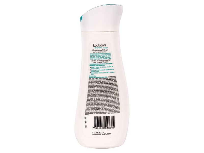 Comprar Jabón Lactacyd Liquido Intimo ProBio 200ml Walmart Guatemala