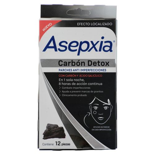 Asepxia Carbon 12 Parches