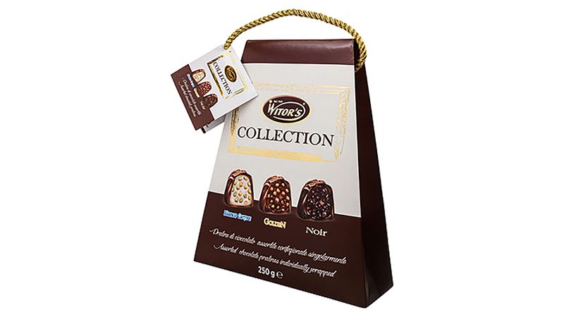 Pack madera surtido 5 chocolates negros puros 250g · Chocolate