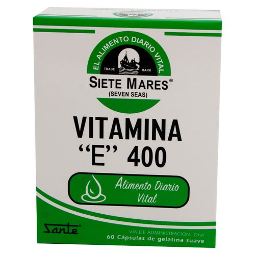 Vitamina E Siete Mares 60 Capsulas