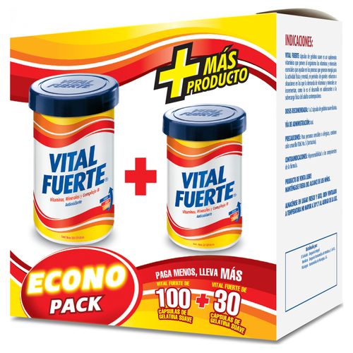 Vital Fuerte - 130 Cápsulas