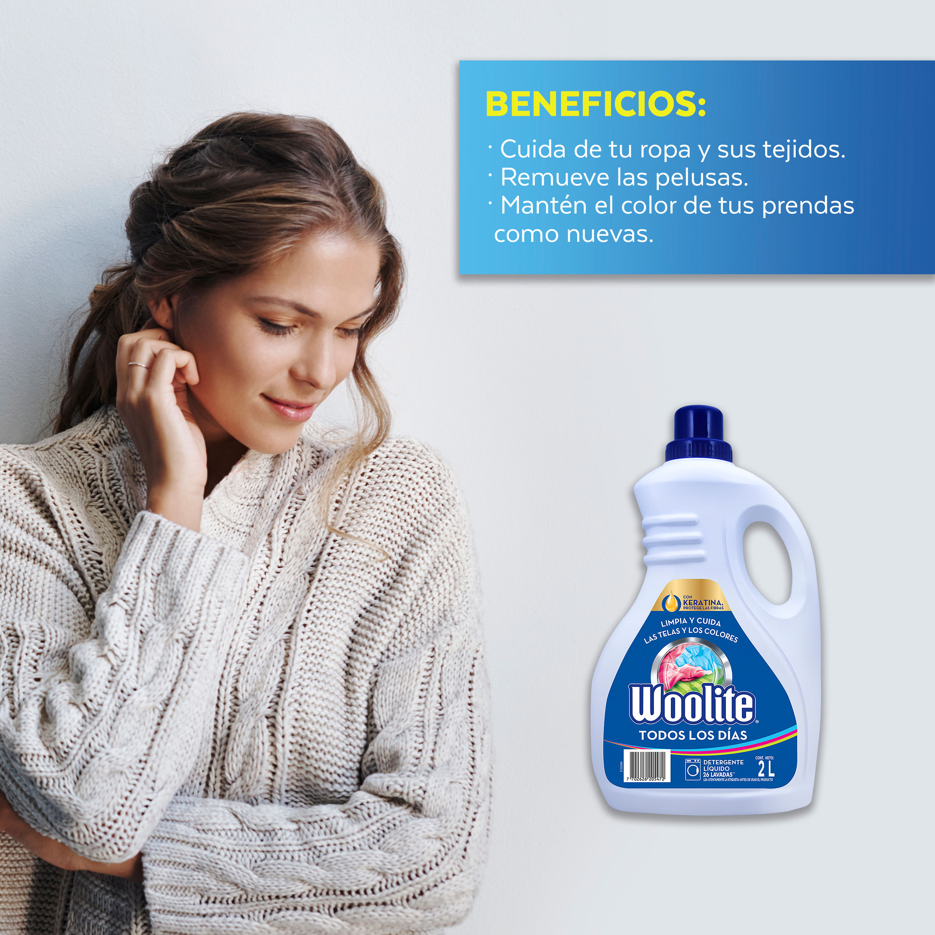 Comprar Detergente Woolite todos días - 2Lt | Walmart Guatemala