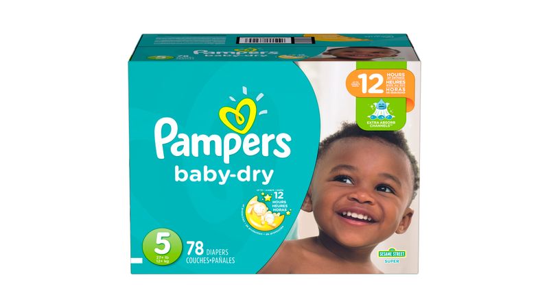 Comprar Pañales Pampers Baby-Dry, Talla 5 -78 Uds, Walmart Guatemala -  Maxi Despensa