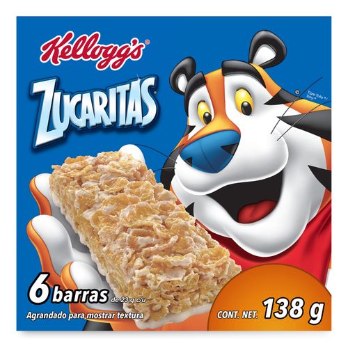 Barras Kellogg's® Zucaritas® 1 Caja con 6 Barras - 138 g