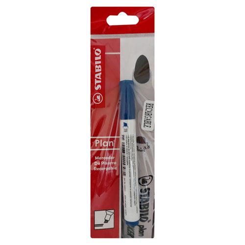 Marcador Stabilo De Pizarra Azul