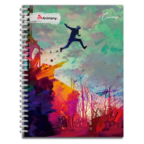 Cuaderno Canvas pasta dura multimateria pro - 18 hojas