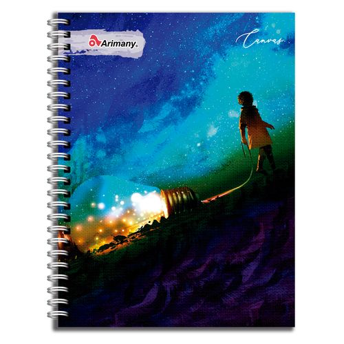 Cuaderno Pasta Semi Dura Canvas 200H Multimateria Pro
