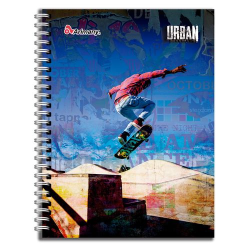 Cuaderno Pasta Semi Dura Urban 200H Multimat Pro