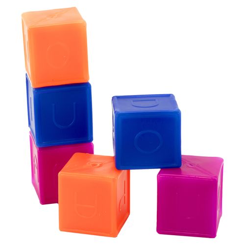 Mis Juguetes Guateplast Cubo Con Letras - 6 Piezas