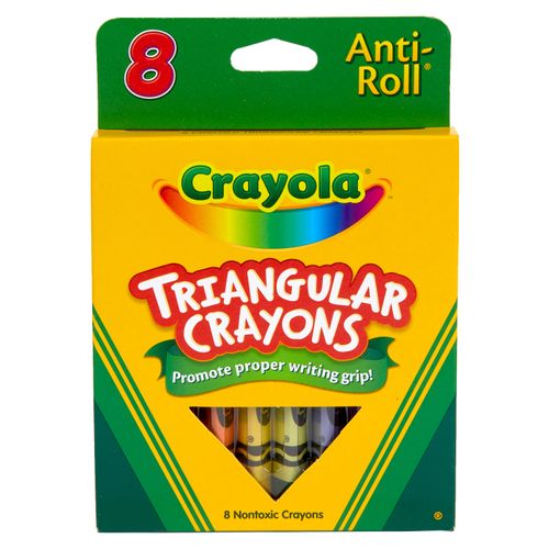 Crayon Triangular Crayola De Cera -  8 Unidades