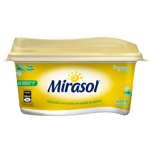 Margarina Mirasol Regular Tarro 400Gr