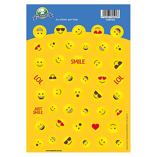 Stickers Mis Pasitos mini caritas