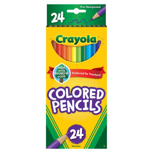 Lapiz Crayola Color Madera -  24 Unidades