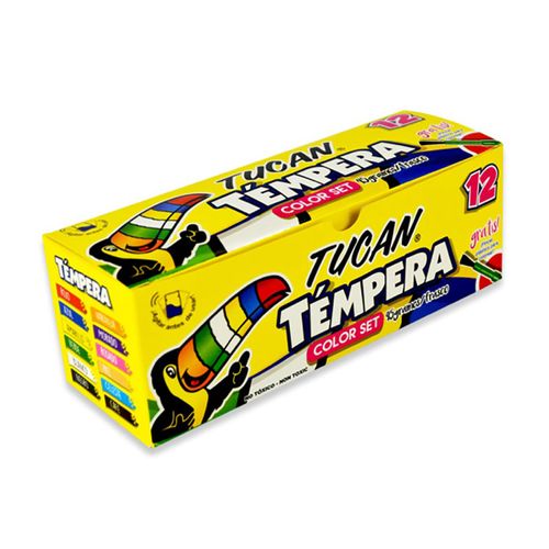 Témperas Tucan set de colores - 12 Uds