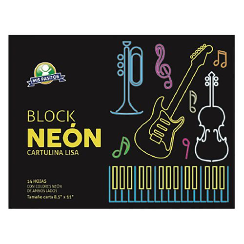 Block Cartulina Neon - Carta