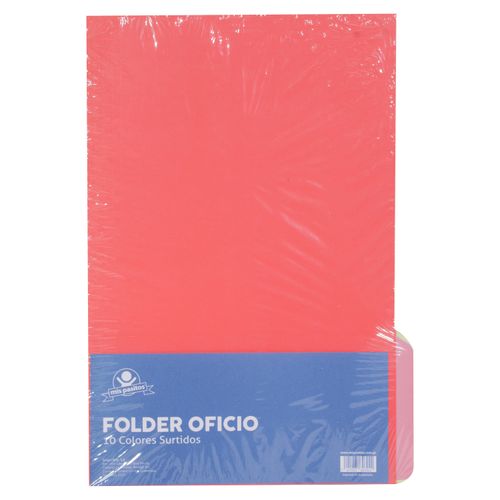 Folder Mis Pasitos tamaño oficio colores surtido pack - 10 Pzas