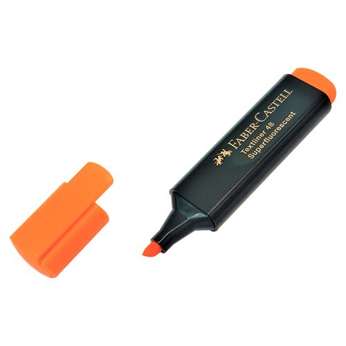 Resaltador Faber Castell anaranjado