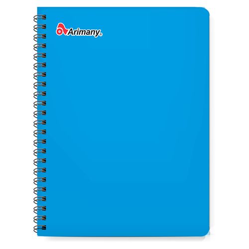 Cuaderno Arimany espiral doble anillo rayado - 100 hojas