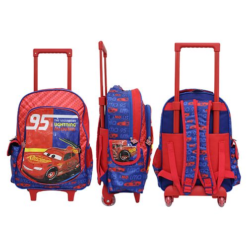 Mochila Escolar Cars Con Ruedas 16P