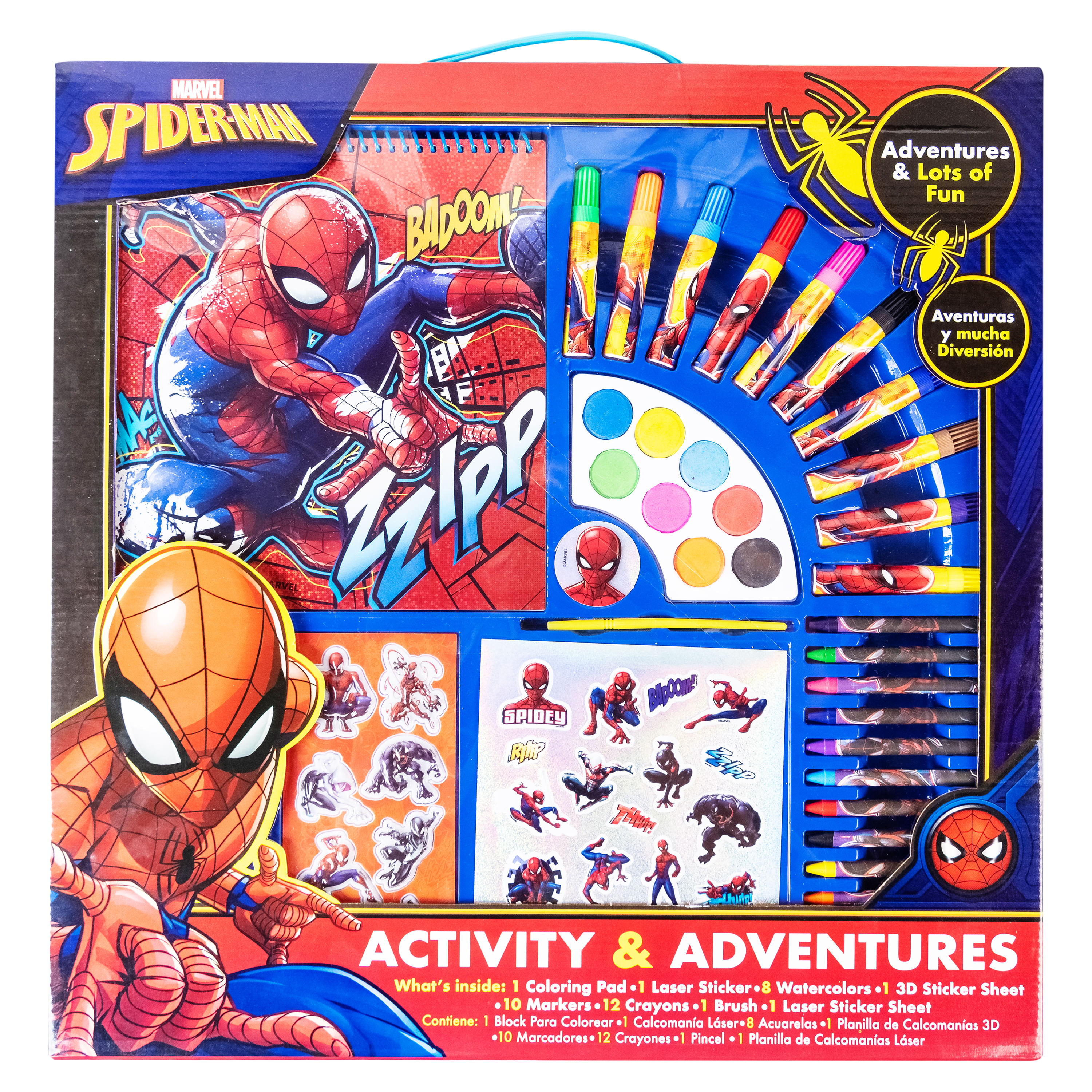 Set De Actividades y Aventuas Spiderman