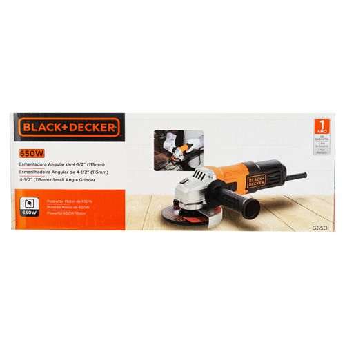 Esmeril Angular Black&Decker 4 1 2 650W Bd