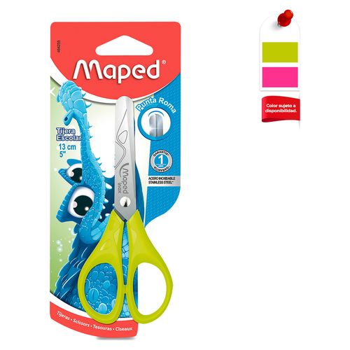 Tijera Maped essencial punta redonda - 13 cm