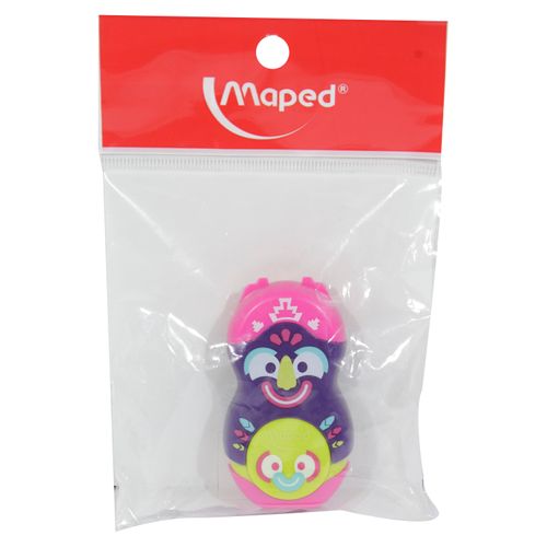 Dúo sacapuntas Maped más borrador - 2 Pzas