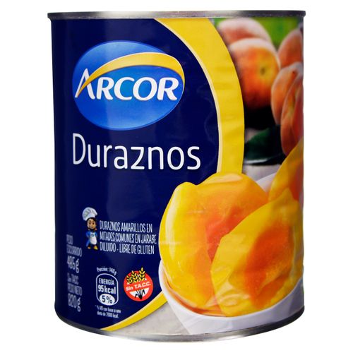 Duraznos En Mitades Arcor Lata - 820gr