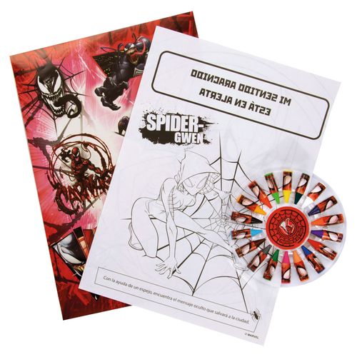 Libro Para Colorear Spiderman