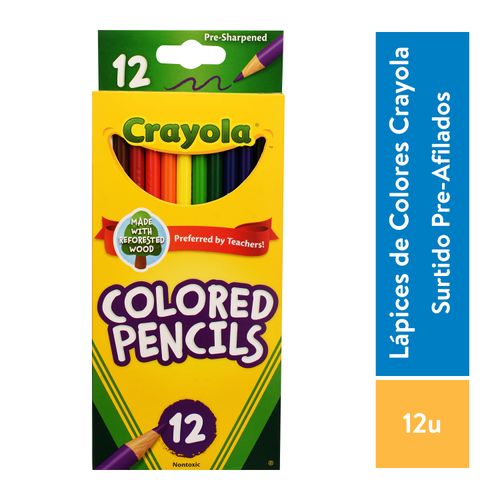 Lapiz De Color Crayola Largos 12Ea