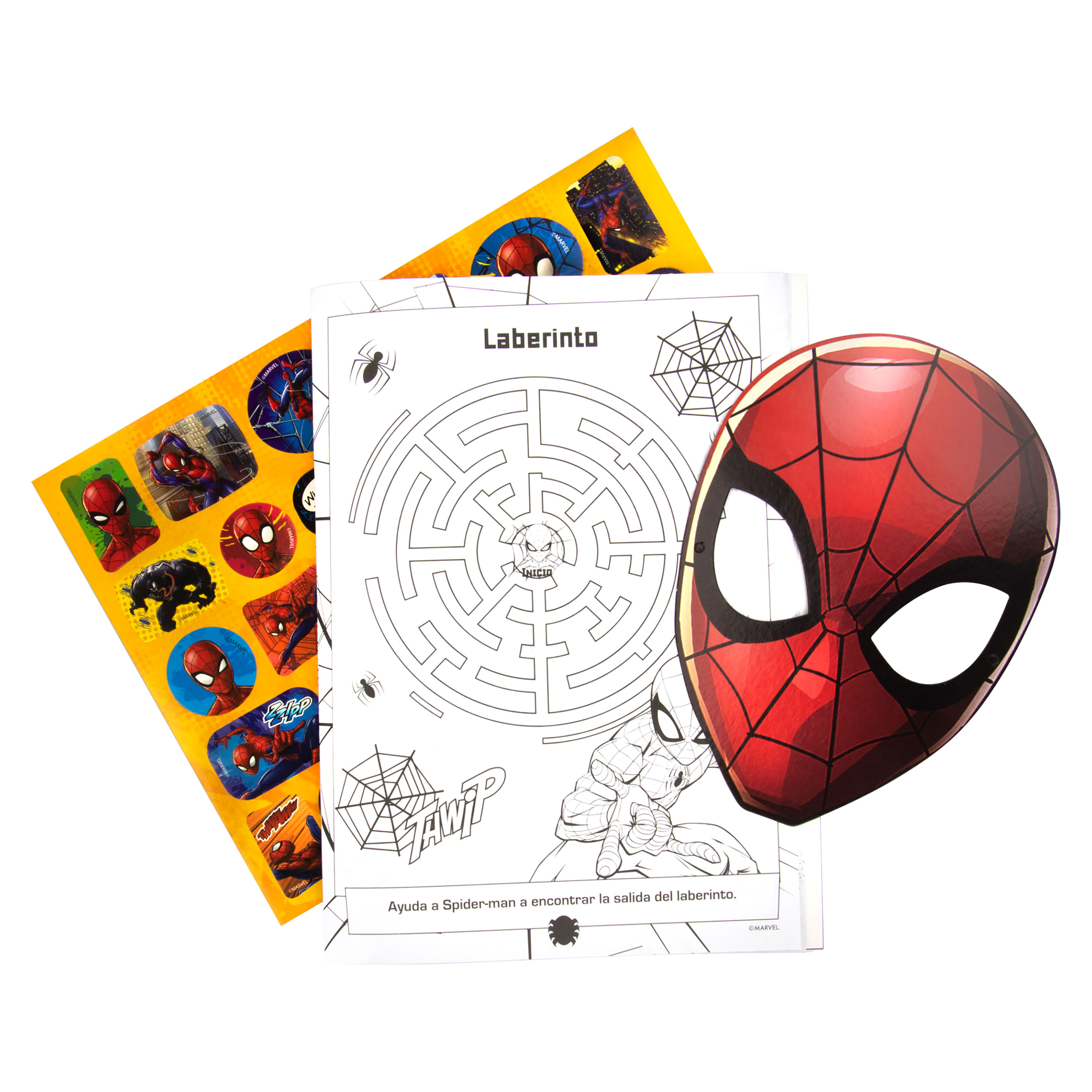 Libro Para Colorear Spiderman