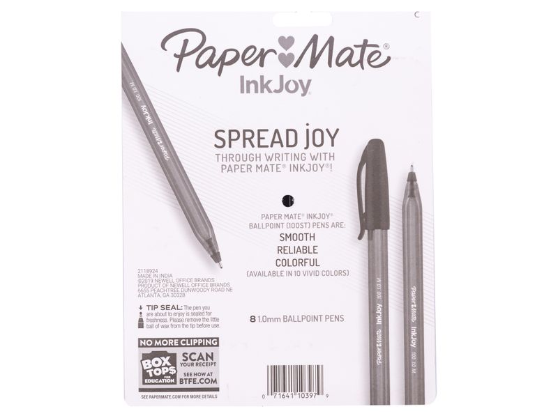 Boligrafo-Paper-Mate-100St-8-Negro-2-6980