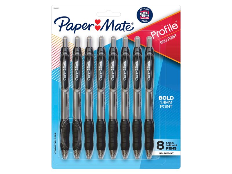 Boligrafo-Paper-Mate-100St-8-Negro-1-6980