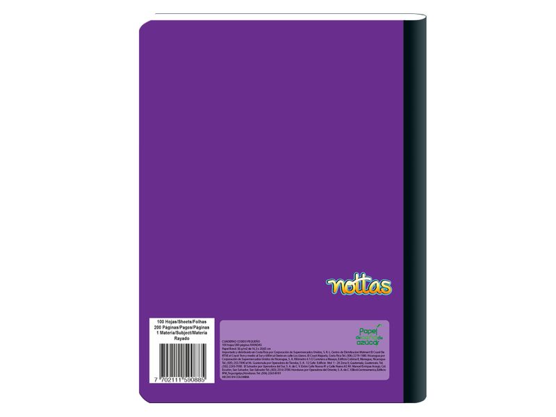 Cuaderno-Cosido-Peque-o-100H-Rayado-Solidos-Morado-2-47192