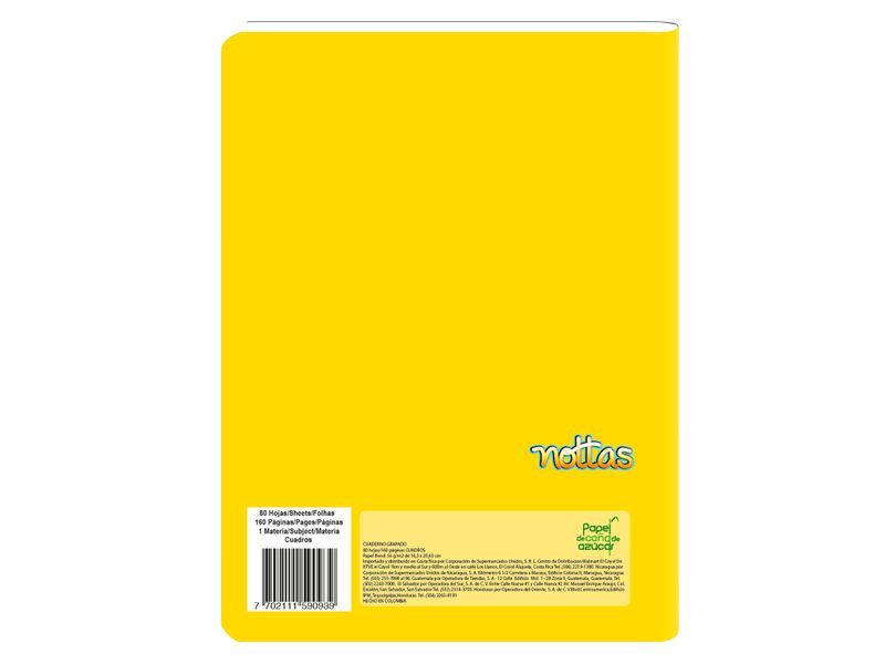 Cuaderno-Grapado-80-Hojas-Cuadros-Solidos-Amarillo-2-47197
