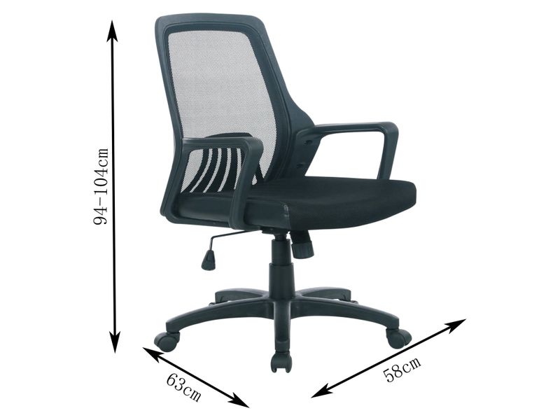 Silla-Secretarial-Mainstays-Con-Brazos-Respaldo-Mesh-57-59-95-105Cm-Ys-8054-5-23309