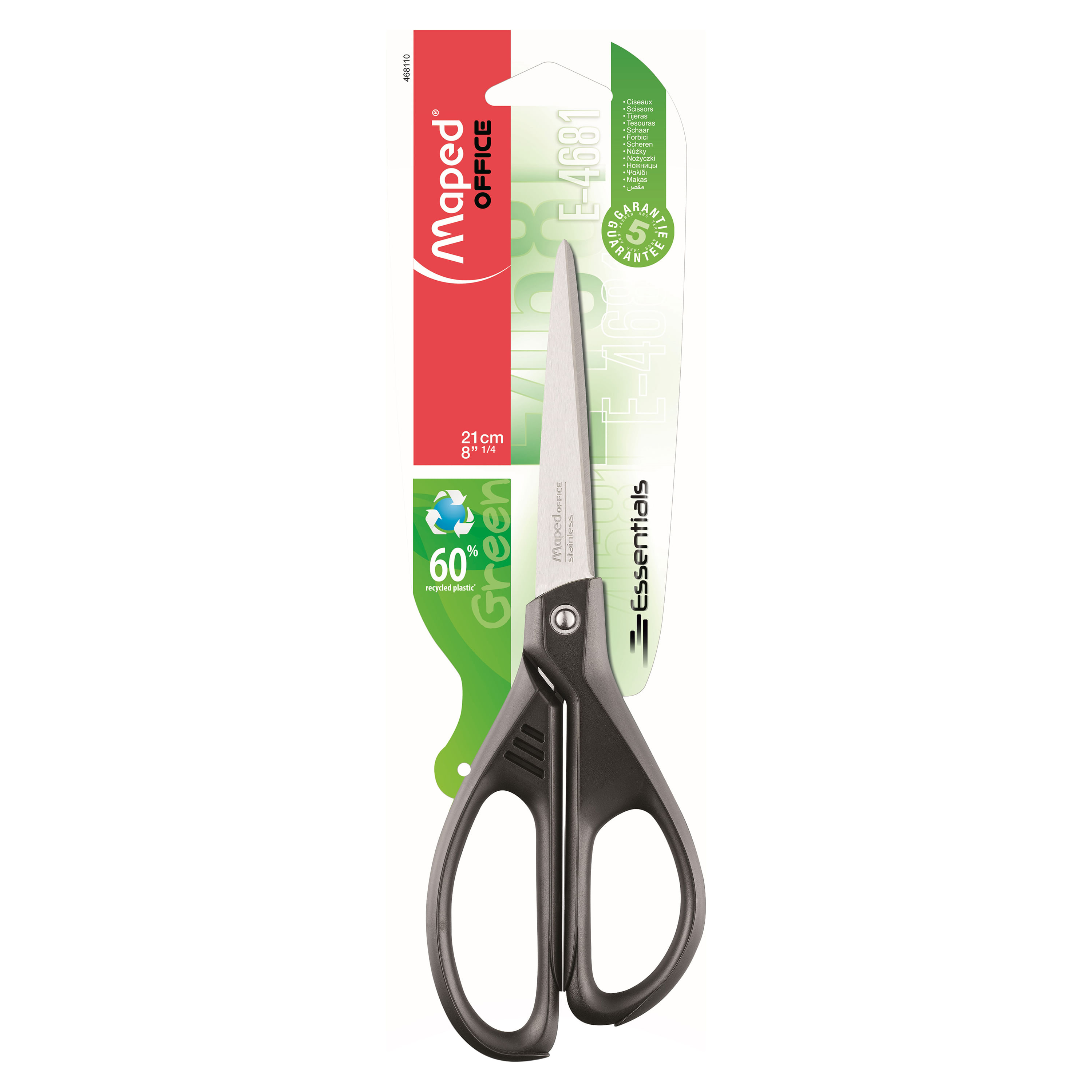 TIJERA-MAPED-ESSENTIALS-GREEN-21-CENTIMETROS-BLISTER-1-UNIDAD-1-45840