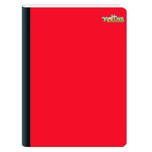 Cuaderno Cosido Grande 100H D/Linea Solidos - Rojo