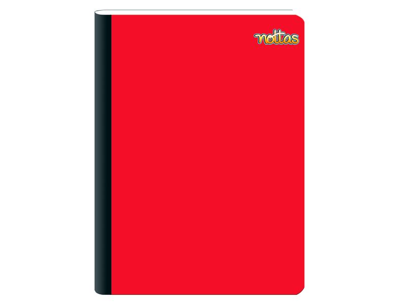 Cuaderno-Cosido-Grande-100H-D-Linea-Solidos-Rojo-1-47146