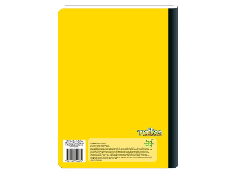 Cuaderno-Cosido-Grande-100H-D-Linea-Solidos-Amarillo-2-47148