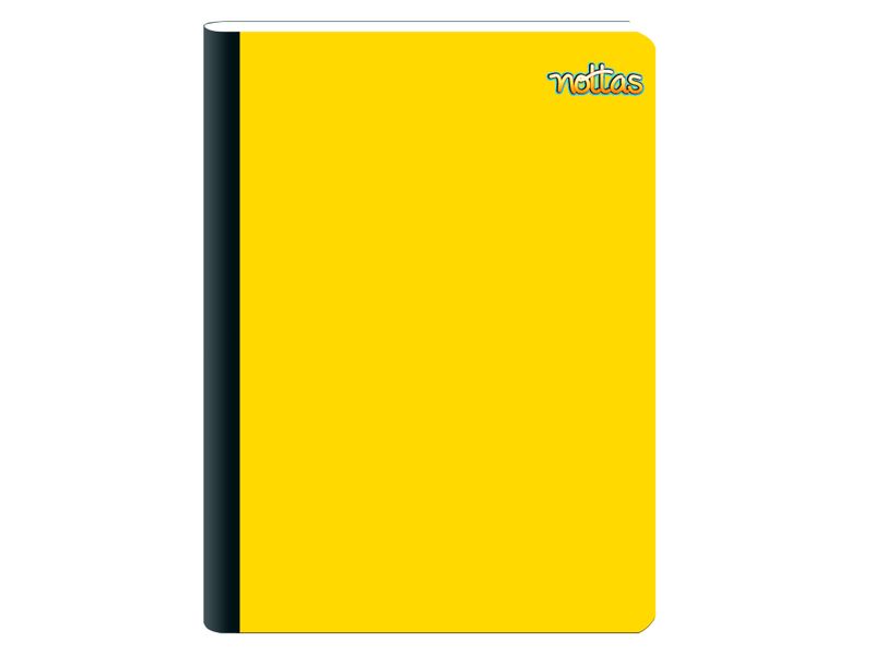 Cuaderno-Cosido-Grande-100H-D-Linea-Solidos-Amarillo-1-47148