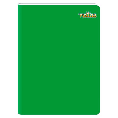 Cuaderno Grapado 80 Hojas Cuadros Solidos - Verde