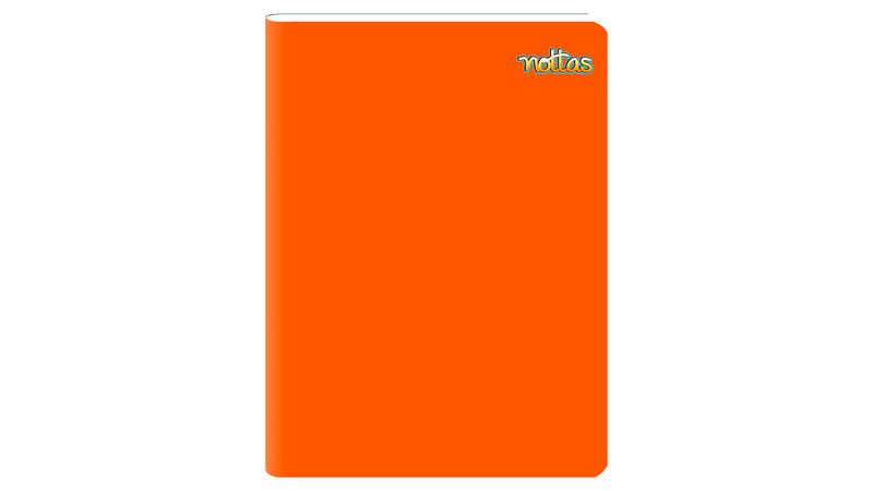 Cuaderno Grapado 80 Hojas Rayado Naranja