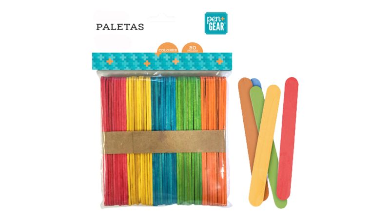 Set paletas de madera 3 pzas