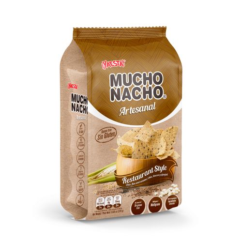 Nachos YaEsta Mucho Nacho Artesanal  Libre de Gluten - 370gr