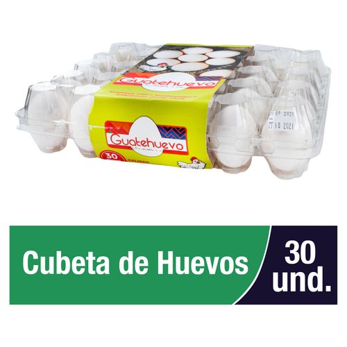 Huevo Guatehuevo Grande Blanco 30 Und