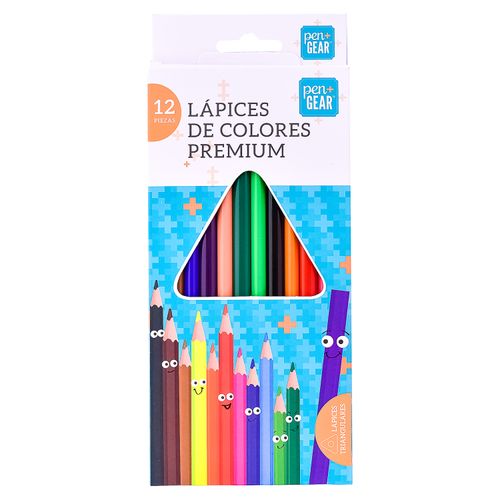Lápices de colores Pen + Gear premium - 12 Pzas