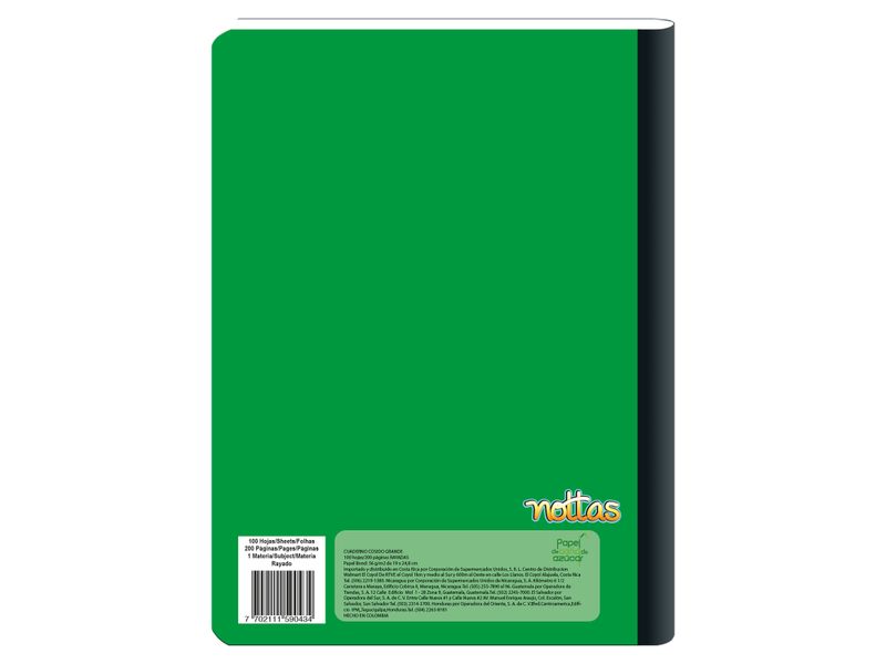 Cuaderno-Cosido-Grande-100H-Rayado-Solidos-Verde-2-47161