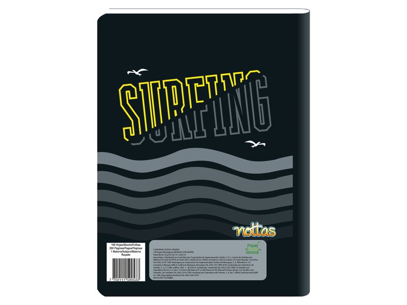 Cuaderno-Cosido-Grande-100H-Rayado-Dise-o-Surfing-2-47171